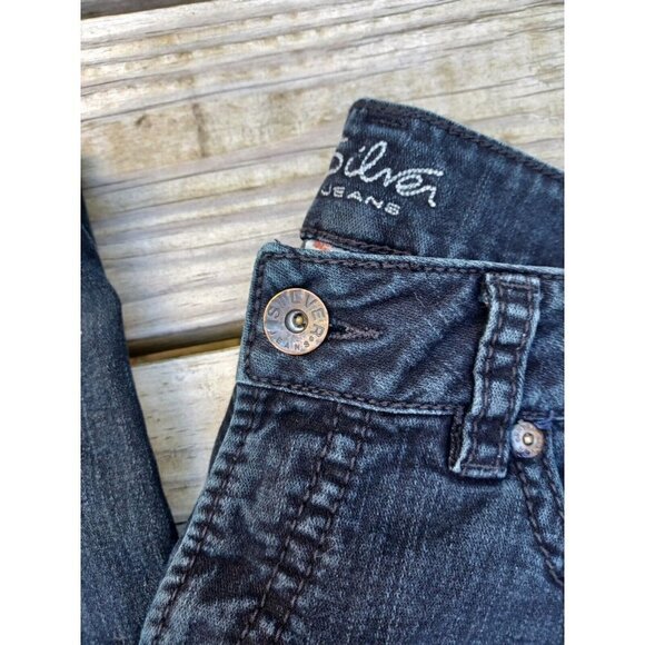 Silver Jeans-Suki Mid-Rise Slim Bootcut Jeans Women's Size 30/37 - Picture 3 of 8